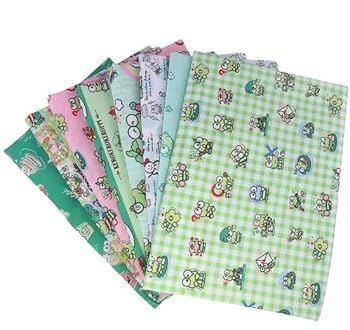 激レア！希少！けろけろけろっぴ　キルティング　はぎれ　生地　レトロ けろけろけろっぴ キルト ハギレ 生地｜Yahoo!フリマ（旧PayPay